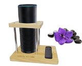 Little Artisan - Wooden Crafted Station For Amazon Echo Speaker System And Remote