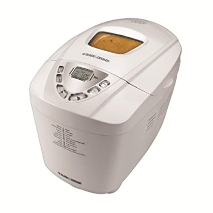 Black & Decker B6000C Deluxe 3-Pound Bread Maker, White