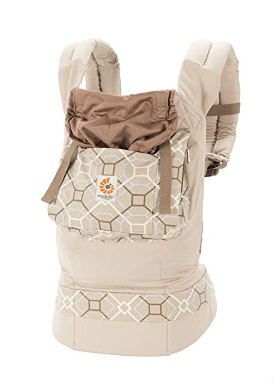 Ergobaby Organic Baby Carrier, Lattice/Taupe (Discontinued by Manufacturer)