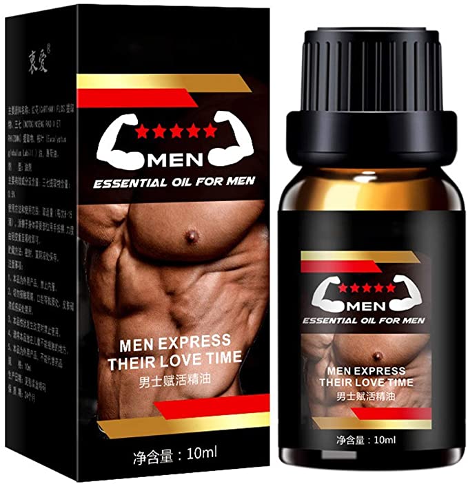 Male Sensual Massage Oil,SUNSENT Energy Massage Essential Oil for Sex,Men Penis Growth Oil, Increase Enlarge Oil Delay Time
