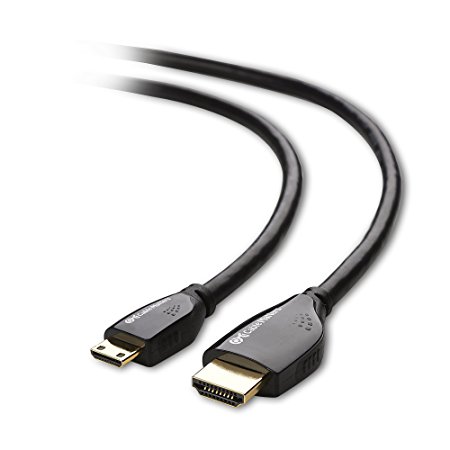 Cable Matters High Speed Mini-HDMI to HDMI Cable with 4K UHD Resolution Support and Ethernet - 10 Feet