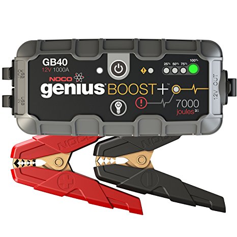 NOCO Genius Boost Sport GB40 1000 Amp 12V UltraSafe Lithium Jump Starter