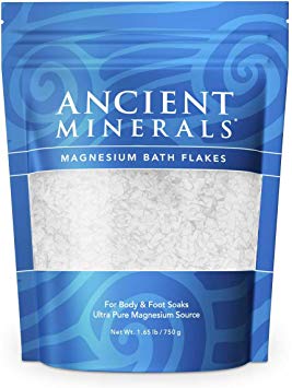 Ancient Minerals 750g magnesium bath flakes, 1.65 Pound