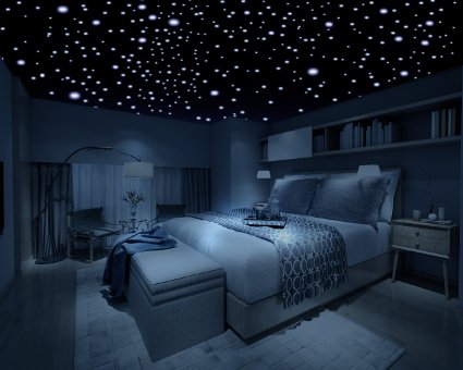 Realistic Glow in the Dark Stars - 600 Stars! - 3D Domed Stars, Long Lasting, Self-Adhesive Stars - Create an Unbelievable Starry Sky for your Child or a Romantic Night Sky