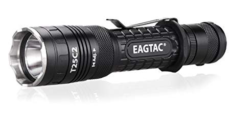 EagleTac T25C2 XM-L2 XLamp LED Flashlight, Black