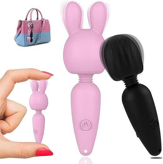 2 Pack Rabbit Bullet Vibrator,G-Spot Nipple Clitorals Stimulator,USB Rechargeable 10 Modes for Travel Backpack Pendant,Mini Portable Vaginal Anal Massage Adult Sex Toys for Women and Couple. (2 Pack)