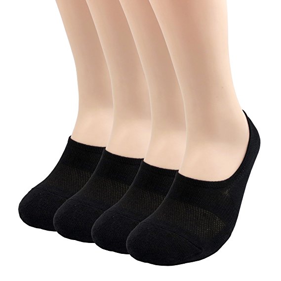 Pro Mountain No Show Athletic Cotton Sports Liner Socks Unisex Light Toe Cushion