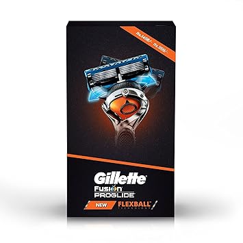 Gillette Flexball Pro Glide Gift Pack and Flexball Razor with 4 Flexball Cartridge - India