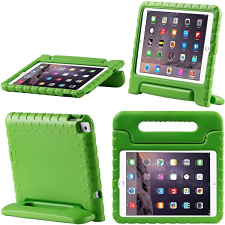 iPad Air 2 Case, i-Blason Apple iPad Air 2 Case for Kids [ArmorBox Kido Series] Light Weight Super Protection Convertable Stand Cover for iPad Air 2nd Generation 2014 Release (iPad Air 2, Green)