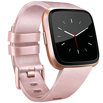 for Fitbit Versa Band, Vancle Classic Accessory Bands Replacement Wristband Straps for Fitbit Versa Smart Watch Small Large Size