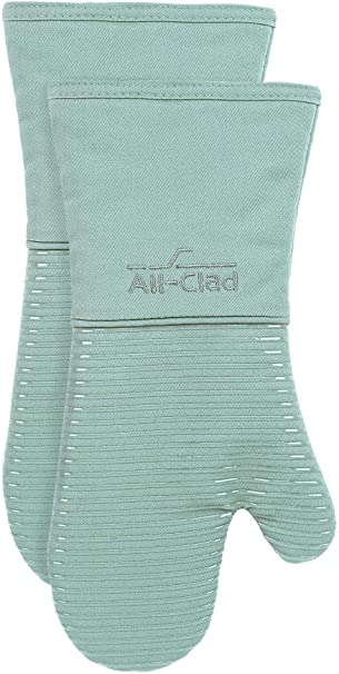 All-Clad Textiles Silicone Oven Mitt, 2 Pack, Rainfall