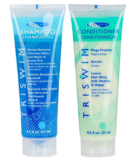 TRISWIM Chlorine Removal Shampoo  & Swimmers Conditioner Gift Set