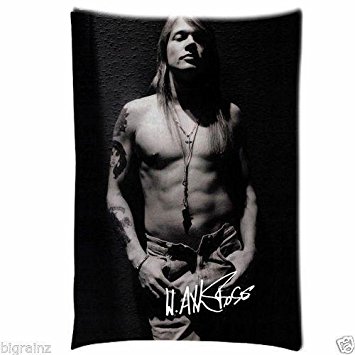 AXL Rose GNR Rock Band Customized Rectangle Pillow Case 16x 24" (2 side)