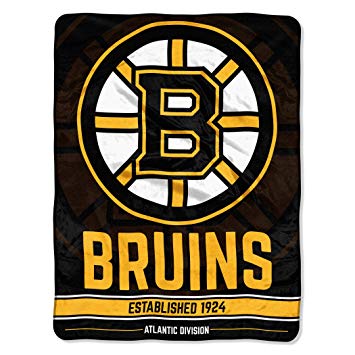 The Northwest Company NHL Unisex Break Away 46-inch by 60-inch Micro Raschel Throw Blanket