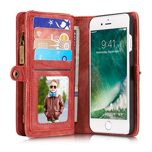 Leather wallet phone cases iPhone 6/iPhone 6S/iPhone 6 Plus/iPhone 6S Plus/iPhone 7/iPhone 7 Plus case/Samsung S7 Edge/S7