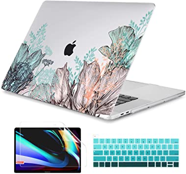 Dongke for MacBook Pro 16 inch Case Model A2141 (2020 2019 Released), Plastic Hard Shell Case Cover Only Compatible with MacBook Pro 16 inch with Retina Display & Touch Bar Fits Touch ID Summer Field