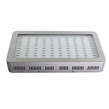 HHE 300w LED Grow Light Full Spectrum for Indoor Plant Growing(silver)