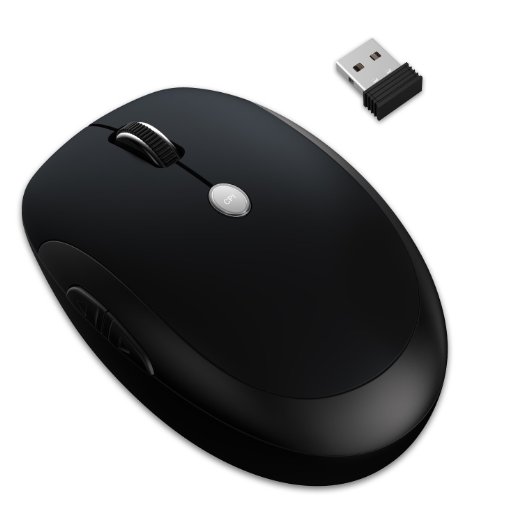 JETech M0886 2.4Ghz Wireless Mobile Optical Mouse with 18-Month Battery Life