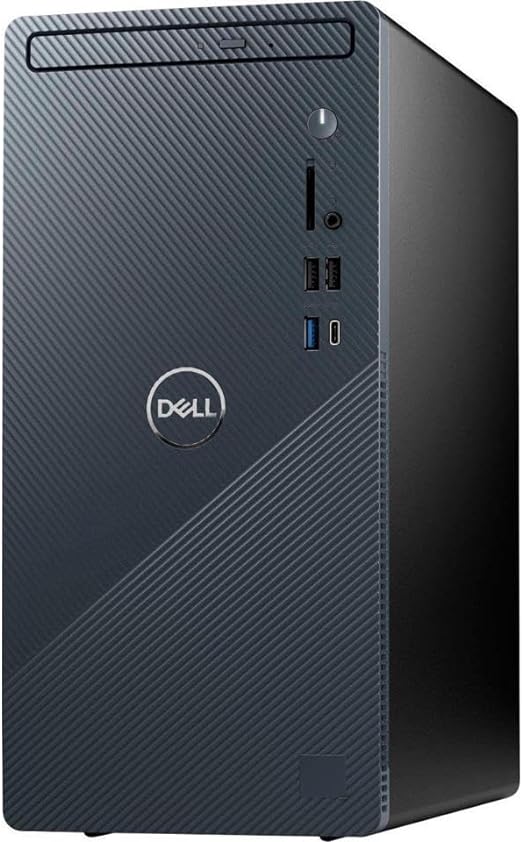 Dell Inspiron 3020 Tower Desktop Computer (16-Core Intel i7-13700, 64GB RAM, 1TB PCIe SSD, Intel UHD 770, Wi-Fi 6, Bluetooth 5.2, HDMI, DP, RJ-45, DVDRW, USB KB&M, Mist Blue, Win 11 Home)