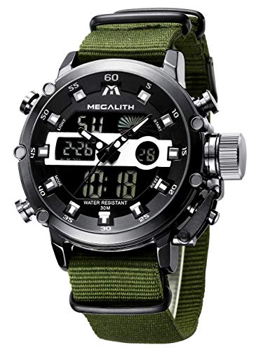 Mens Watches Man Digital Waterproof Sports Military Wrist Watch Multifunction Alarm LED Calendar Stopwatch Casual Designer Analogue Digital Watches for Men