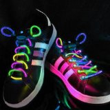 AGPtek In Pair Multi-Color LED Light Up Waterproof Shoelaces - 3 Modes On Strobe and Flashing 2 Feet Long Battery Powered
