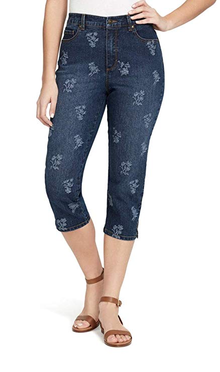 Gloria Vanderbilt Women's Plus Size Amanda Capri Jeans