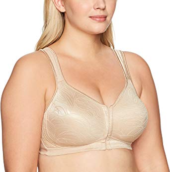 Playtex Women's 18 Hour Front Close Wirefree Back Support Posture Full Coverage Bra #E525