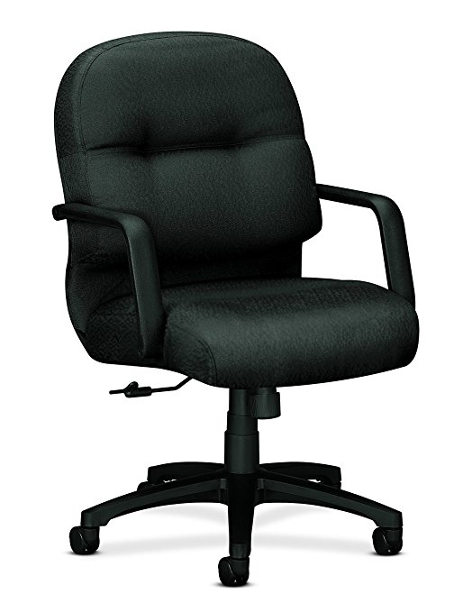 HON Executive Chair - Pillow-Soft Series Mid-Back Office , Gray (H2092)