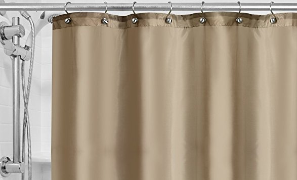 Popular Bath Fabric Shower Curtain Liner, Linen