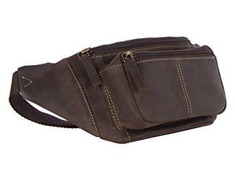 Visconti 720 Leather Waist Pack, Belt Pouch, Fanny Pak, Bumbag