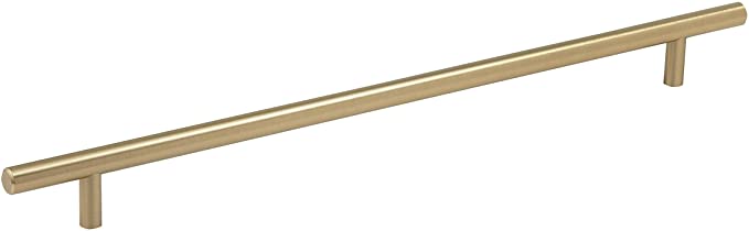 Amerock BP19014BBZ Bar Pulls 12-5/8 in. (320 mm) Center Cabinet Pull - Golden Champagne