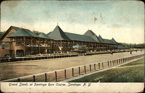 Saratoga Race Course - Grandstand Saratoga, New York Original Vintage Postcard