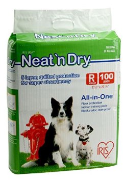 IRIS Neat n Dry Floor Protection and Training Pads for Puppies and Dogs