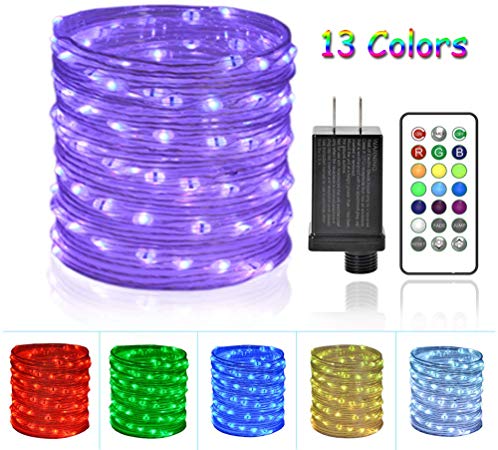 HAHOME 33Ft 100LEDs Waterproof Color Changing Fairy String Lights