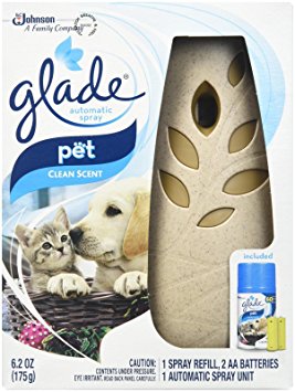 Automatic Spray Air Freshener Starter Kit, Pet Clean Scent, 6.2 Ounce