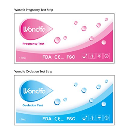 Wondfo Combo 100 LH Ovulation & 20 HCG Pregnancy Test Strips