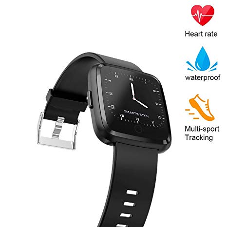 beitony Fitness Tracker, Smart Watch with Blood Pressure/Oxygen Monitor, Waterproof Fitness Watch, Big Color Screen Activity Watch with Continuous Heart Rate Sleep Monitor for Kids Women Men