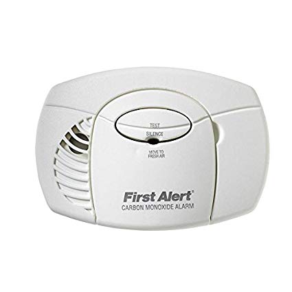 First Alert FAT1039718 Battery-Powered Carbon Monoxide Alarm, 9v, White
