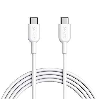 Anker PowerLine II USB-C to C 2.0 Cable (6ft) USB-IF Certified, Power Delivery PD Charging for Apple MacBook, Huawei Matebook, iPad Pro 2018, Chromebook, Pixel, Switch, and More Type-C Devices/Laptops