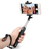 Selfie Stick  TaoTronics Bluetooth Extendable Self-portrait monopod with built-in battery and Wireless Remote Shutter for iPhone 6 plus 5s Samsung Nexus Note 2 LG G3 Nokia Xperia Moto Android