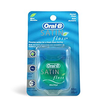 Oral-B 54 Yards Floss Satin Mint (6 Pieces)