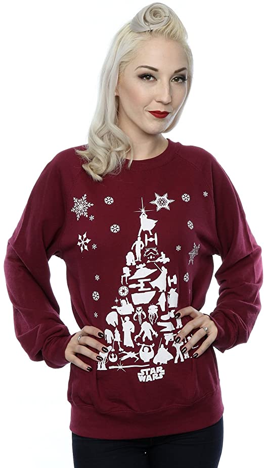 Star Wars Women's Christmas Tree Sweatshirt