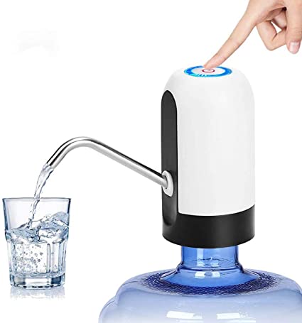 Water Bottle Pump Portable Electric Water Bottle Dispenser for Universal 5 Gallon Bottle USB Charging Automatic Drinking Water Pump