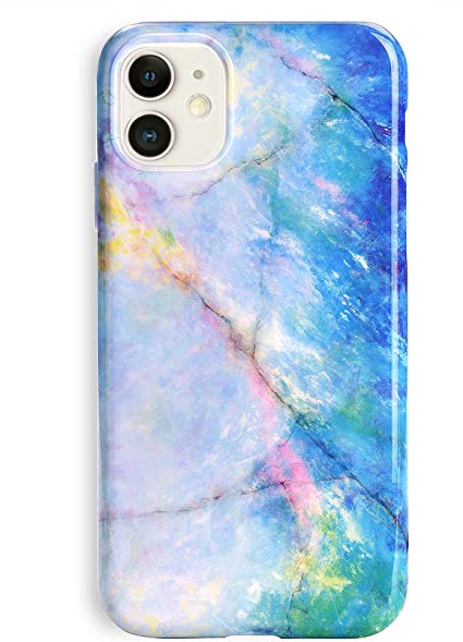 Velvet Caviar for iPhone 11 Case Opal Blue Marble for Women & Girls - Cute Protective Phone Cases [Drop Test Certified]