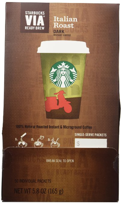 Starbucks VIA® Ready Brew Italian Roast Coffee (50 count)