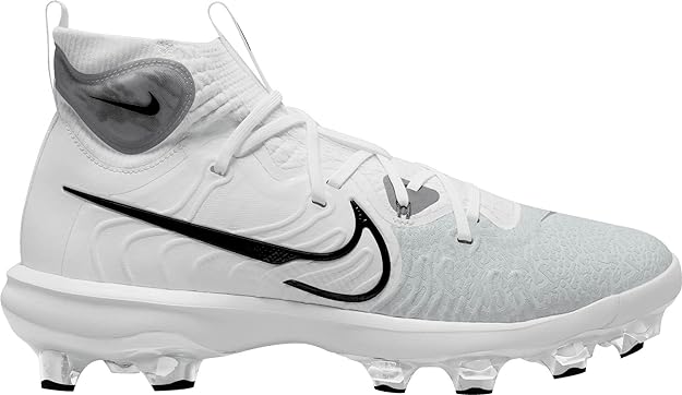 Nike Alpha Huarache NXT MCS Men's Baseball Cleats White/Wolf Grey/Pure Platinum/Black Style: DJ6519-100