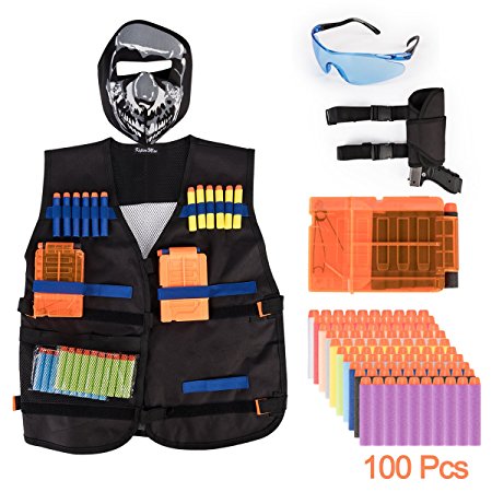 Tactical Vest Kit for Nerf Guns N-Strike Elite Series  Tactical Waist Bag-by E-Starlet