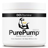 PurePump - Natural Pre-Workout Supplement - Certified Paleo Certified Vegan Non-GMO - No Artificial Sweeteners Colors or Flavors