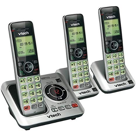 VTEVTCS66293 - VTECH VTCS6629-3 DECT 6.0 Expandable Speakerphone with Caller ID (3-Handset System)