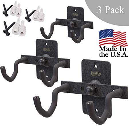 Hold Up Displays Handgun Hanger and Gun Storage for Holding Colt Smith and Wesson SIG Ruger Pistols - Heavy Duty Steel - Made in USA